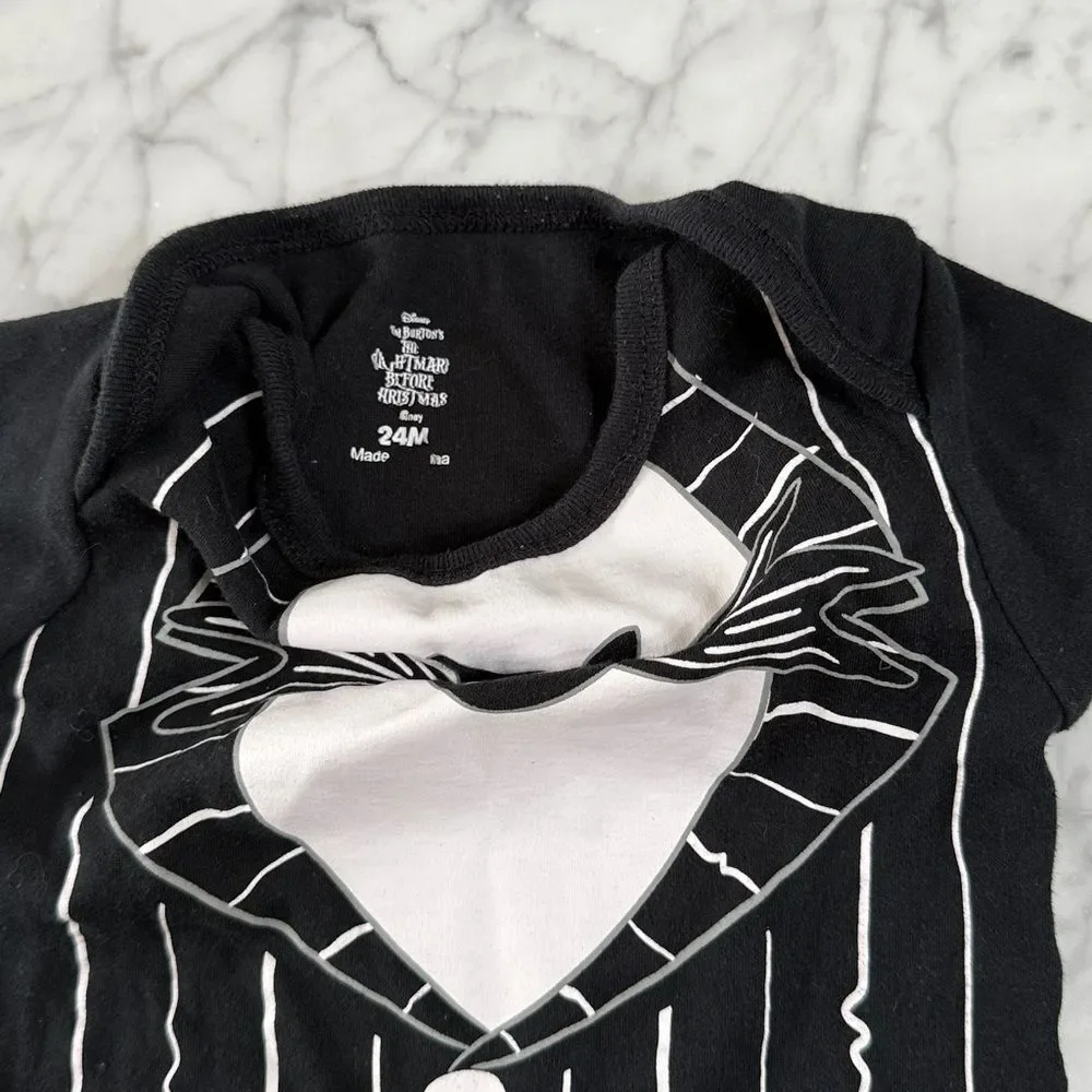 Disney Baby Jack Skellington onesie Sz 24Mo - Picture 2 of 3